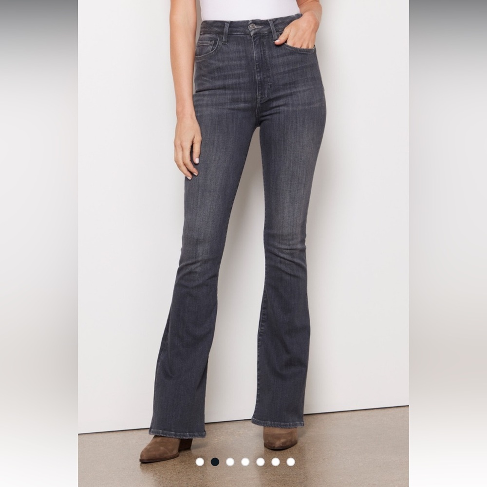 No filter denim by 7 for all mankind ultra high rise skinny boot - size 32